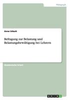 Befragung zur Belastung und Belastungsbew�ltigung bei Lehrern 3656715742 Book Cover