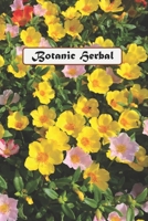 Botanic Herbal: Empty Sketch Pages Journal / Notebook - 6x9 inches (DIN 5), 100 Pages 167108957X Book Cover