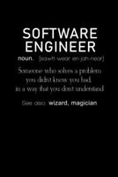 Software Engineer Notebook: 6x9 College Ruled Notebook for Developers and IT Professionals 1688100687 Book Cover