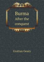 Burma After the Conquest 5518575033 Book Cover