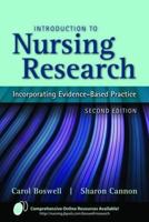 Introduction to Nursing Research: Incorporating Evidence-Based Practice 1449695078 Book Cover