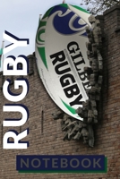 RUGBY NOTEBOOK: My Rugby 120 page ruled 6 x 9 notebook jotter bullet journal for notes | Ideal gift for any Rugby Fan | Picture Rugby ball in wall of Cardif Castle - Rugby World Cup 1705471196 Book Cover