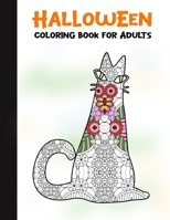 Halloween Coloring Book for Adults: 50 Halloween Illustrations Printed On One Side, Safe For Markers | Fun Craft Activity Gift | Stress Relieving Designs (Spooky House) 1696291070 Book Cover
