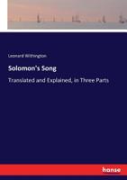 Solomon's Song 3744769542 Book Cover