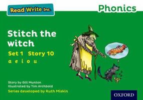 Read Write Inc. Phonics: Green Set 1 Storybook 10 Stitch the Witch 0198371403 Book Cover