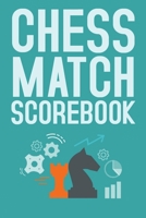 Chess Match Scorebook: 60 Games 80 Moves Score Log Book To Record Players Progress, Moves And Wins I Tournament Player Gift 1696425506 Book Cover