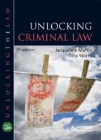 Unlocking Criminal Law in the Uk (Unlocking the Law S.) 0340941995 Book Cover