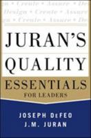 Juran's Quality Essentials: For Leaders 0071825916 Book Cover