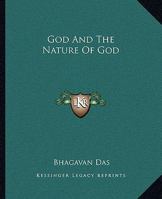 God And The Nature Of God 1425307507 Book Cover
