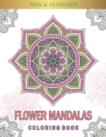 Flower Mandalas Coloring Book: Adults Relaxation with 50 Fun, Simple, and Relaxing Coloring Pages B08L3XC89X Book Cover