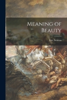 Meaning of Beauty 1014106001 Book Cover
