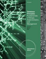 Database Principles: Fundamentals of Design, Implementation, and Management 1133311970 Book Cover