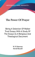 The Power of Prayer 1346269505 Book Cover
