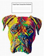 Graph Paper Composition Notebook: Quad Ruled 5 Squares Per Inch, 110 Pages, Boxer Dog Cover, 8.5 X 11 Inches / 21.59 X 27.94 CM 1092420894 Book Cover