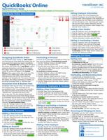 QuickBooks Online Quick Reference Training Card - Laminated Tutorial Guide Cheat Sheet (Instructions and Tips) 1941854710 Book Cover