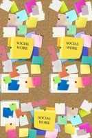 social work: Notebook with 200 pages, A5, with task lists, tools and much more. For social work, social workers, social pedagogues, teachers, psychologists, carers, therapists, and everyone who works  1658171047 Book Cover