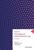 Cases for Principles of Administrative Law 0190305258 Book Cover