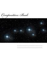 Composition Book: Stars 197440787X Book Cover