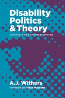 Disability Politics and Theory 1552664732 Book Cover