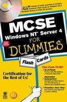 MCSE Windows NT Server 4 For Dummies Flash Cards 0764505505 Book Cover
