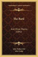 The Bard: And Minor Poems 1165108550 Book Cover