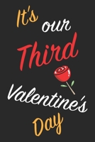 It's Our Third Valentine's Day: Questions About Me, You and our Relationship | Questions to Grow your Relationship | Valentine's Day Gift Book for Couples, Wife, Husband, Girlfriend and Boyfriend 1658163826 Book Cover