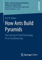 How Ants Build Pyramids: The Concept of Task/Technology Fit in Crowdsourcing (Markt- und Unternehmensentwicklung Markets and Organisations) 3658274387 Book Cover