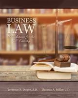 Business Law: Foundations for the 21st Century 1524960810 Book Cover