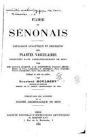 Flore Du S�nonais Catalogue Analytique Et Descriptif Des Plantes Vasculaires 1534999248 Book Cover