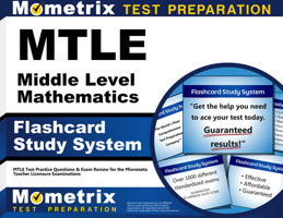 Mtle Middle Level Mathematics Flashcard Study System: Mtle Test Practice Questions & Exam Review for the Minnesota Teacher Licensure Examinations 1630943932 Book Cover