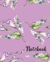 Notebook: Journaling Notebook, Commonplace Notepad, Floral Feather Butterfly Interior Design, Large Blank Exercise Book, Morning Glory, Convolvulus 169589135X Book Cover