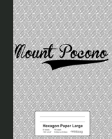 Hexagon Paper Large: MOUNT POCONO Notebook 1694402630 Book Cover