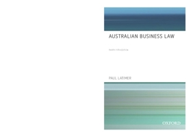 Australian Business Law 2016 0190304340 Book Cover