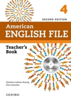 American English File 2e 4 Teacher Book: With Testing Program 0194776360 Book Cover
