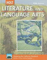 Holt Literature and Language Arts: Student Edition Grade 11 2009 B01K3OWR6M Book Cover