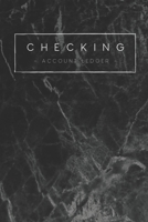 Checking Account Ledger: 6 Column Personal Checking Account Ledger Log Book for Recording Payment, Balance & Checking Account Transactions (Finance/Budget/Expense Management - Marble Edition) 1694155137 Book Cover
