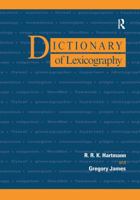 Dictionary of Lexicography 0415141443 Book Cover