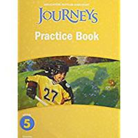 Houghton Mifflin Harcourt Journeys: Practice Bk Consumable Grade 5 0547246358 Book Cover