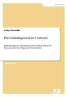 Personalmangement Im Umbruch 3838674677 Book Cover