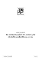 Ein Vorläuferstadium Des Zählens Und Abstrahierens Bei Homo Erectus: Die Knochen-Artefakte Von Bilzingsleben Gedeutet ALS Der Menschheit Früheste Aufz 3506773895 Book Cover