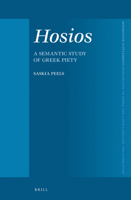 Hosios: A Semantic Study of Greek Piety 9004294635 Book Cover