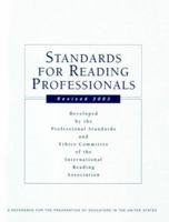 Standards for Reading Professionals 2003: A Reference for the Preparation of Educators in the United States 0872077136 Book Cover
