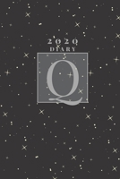 Personalised 2020 Diary Week To View Planner: Silver Letter Q 2020 Diary?? Stars In The Sky ?? Year Planner For Business, Office, Home, University, College, School, Appointments, Organizer. 1696280753 Book Cover