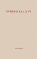 Residue Reviews, Volume 35 1461298148 Book Cover