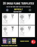 Christmas Craft (28 snowflake templates - easy to medium difficulty level fun DIY art and craft activities for kids): Arts and Crafts for Kids 1838977570 Book Cover