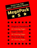 Super Fun Time MEGAPACK 5 - Adult Coloring Books: 3 Adult Coloring Books in 1 for the Price of 2 - For Teens & Adults - Packed with 92 Pages of ... 8.5" x 11' Format B08RH5N2SQ Book Cover