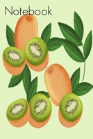 Notebook: Vintage Kiwi Fruit Book Notepad Notebook Composition and Journal Gratitude Dot Diary 1699565791 Book Cover