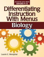 Differentiating Instruction with Menus: Biology 1618210785 Book Cover