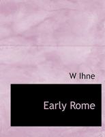 Early Rome 1497327741 Book Cover