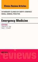 Emergency Medicine, an Issue of Veterinary Clinics: Small Animal Practice 0323185924 Book Cover